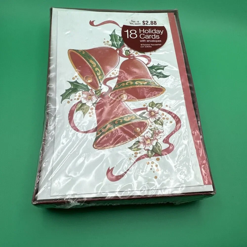 Vintage Christmas 18 Holiday Cards With Envelopes